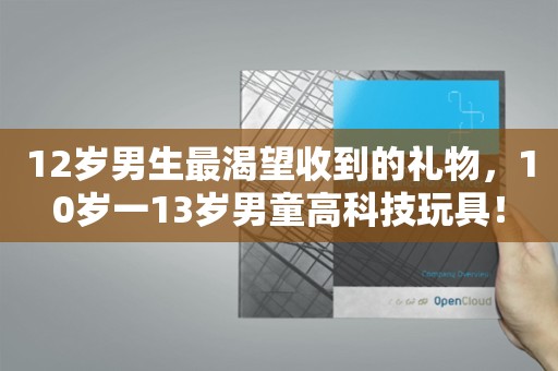 12岁男生最渴望收到的礼物，10岁一13岁男童高科技玩具！