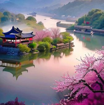 如何理解日出江花红胜火春来江水绿如蓝的深层含义