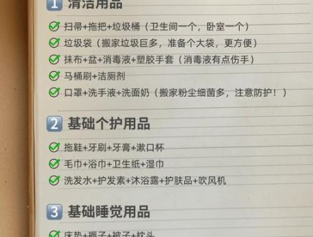 生活必需品清单整理 居家过日子这些少不了