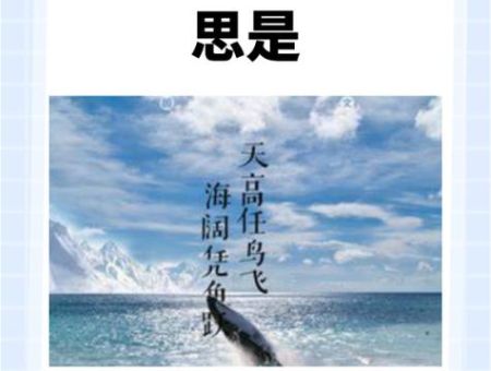 天高任鸟飞海阔凭鱼跃是什么意思 解读这句经典俗语的含义